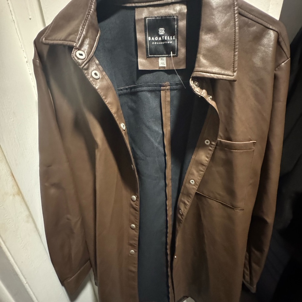 Bagatelle Brown Leather Jacket